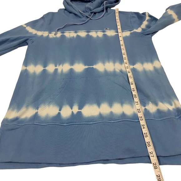 Vineyard Vines Women's Popover Shep Hoodie Tie Dyed Bimini Blue Size S - Picture 9 of 9